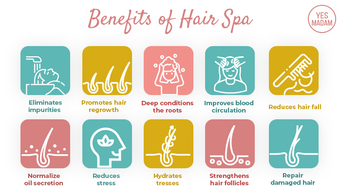 Benefits of hair spa