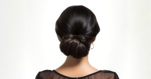 rolled-updo